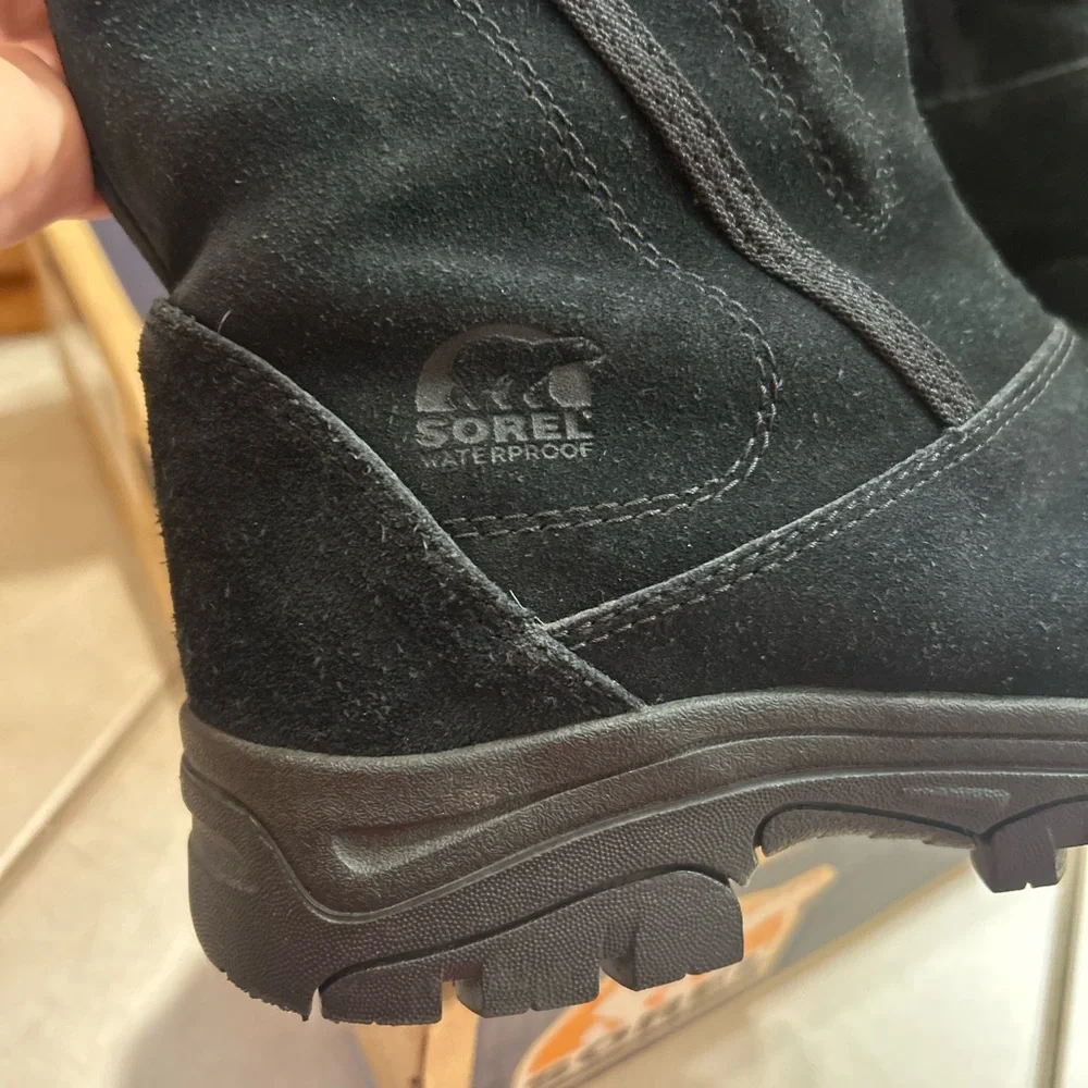 Sorel‎ Waterfall Women’s Waterproof Black Winter Boots 7.5